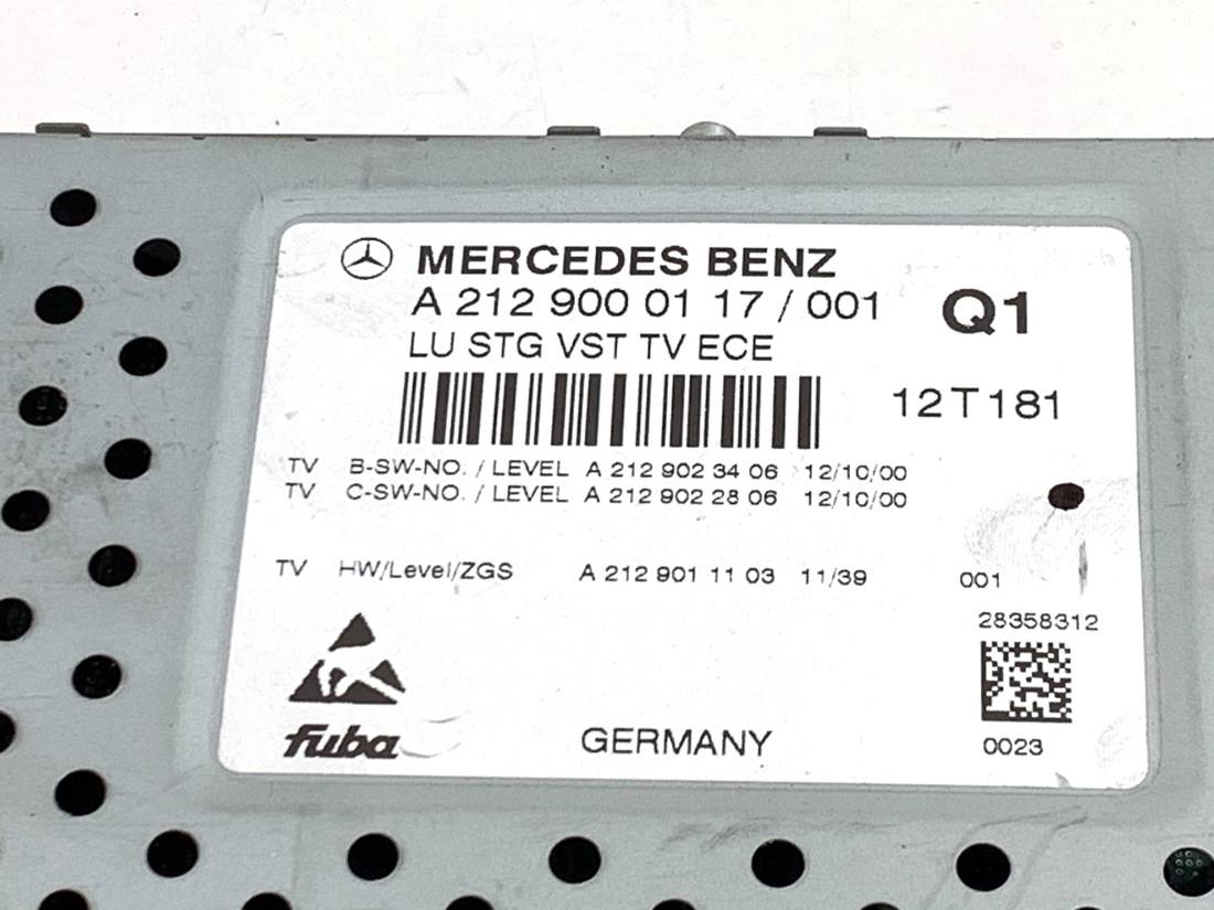 Блок управления модуль Mercedes GL X166 A2129000117 — фото детали 4