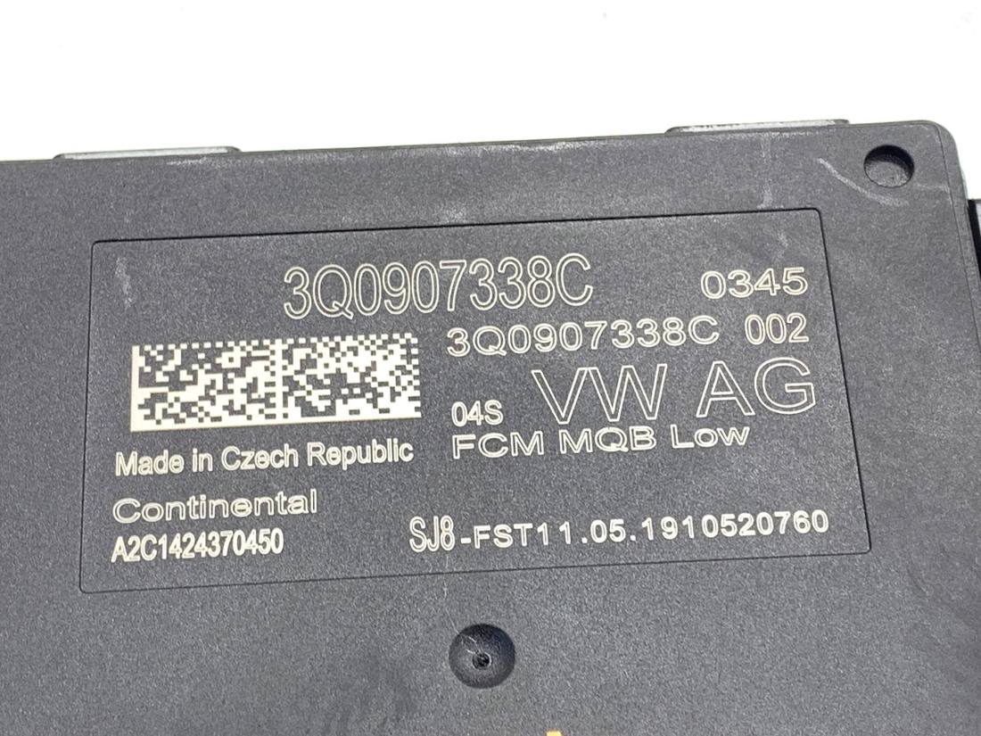 Блок керування модуль Skoda Kodiaq 3Q0907338C — фото деталі 4