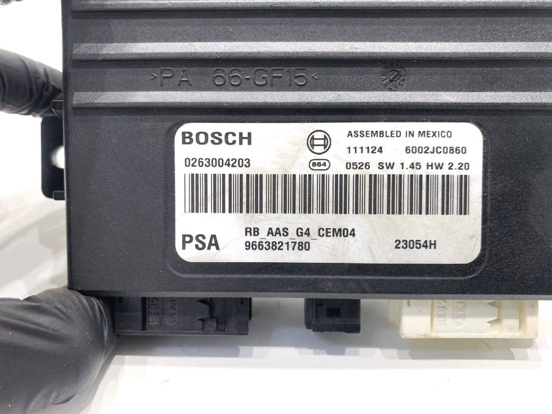 Блок керування модуль Citroen C5 9663821780 — фото деталі 4