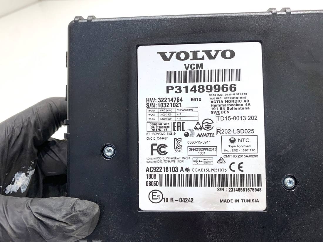 Блок керування модуль Volvo XC60 P31489966 — фото деталі 4