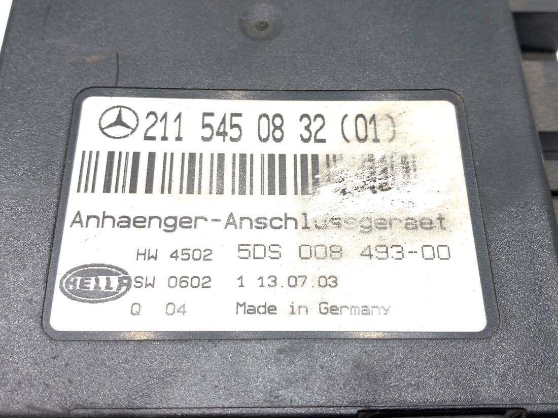 Блок керування модуль Mercedes E W211 2115450832 — фото деталі 4