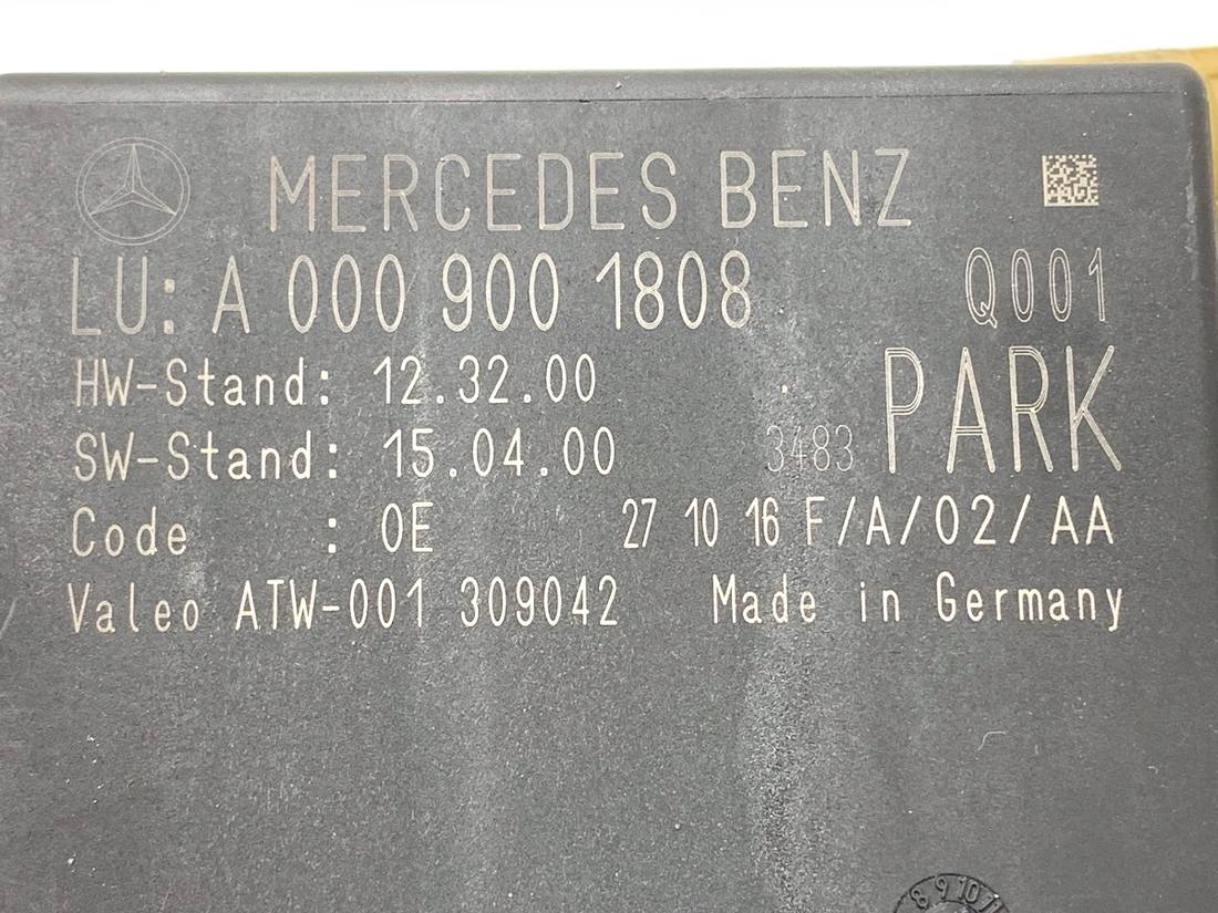 Блок керування модуль Mercedes C W205 A0009001808 — фото деталі 5