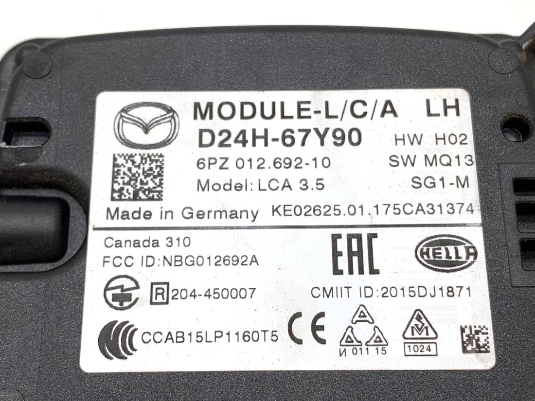 Блок керування модуль Mazda CX 3 D24H-67Y90 — фото деталі 5