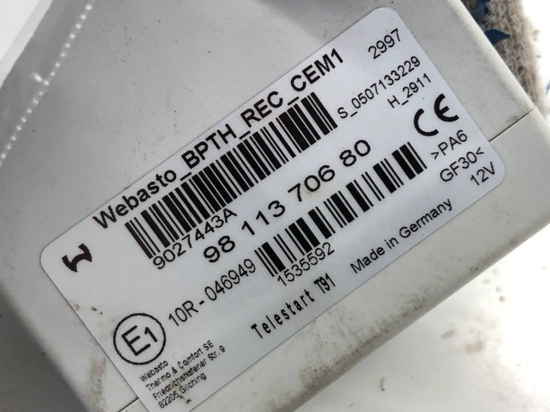 Блок керування модуль Peugeot 508 9811370680 — фото деталі 3