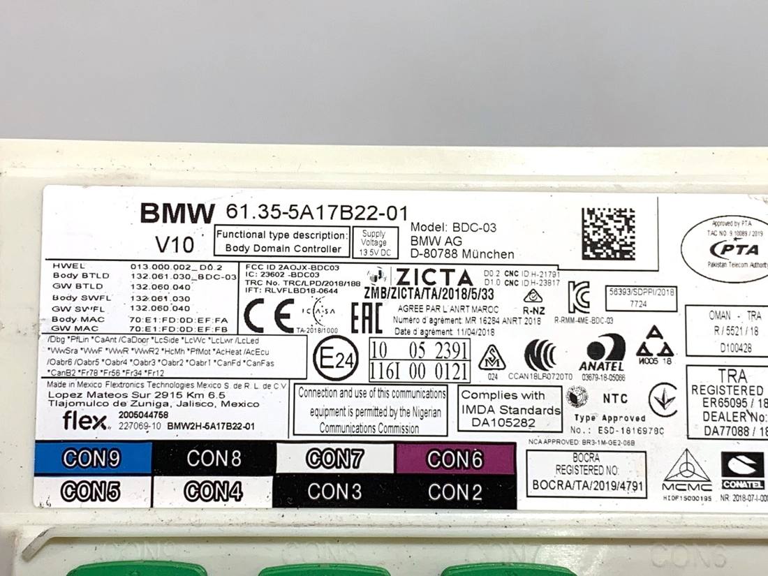 Блок управления модуль BMW X5 F95 5A17B22 — фото детали 4
