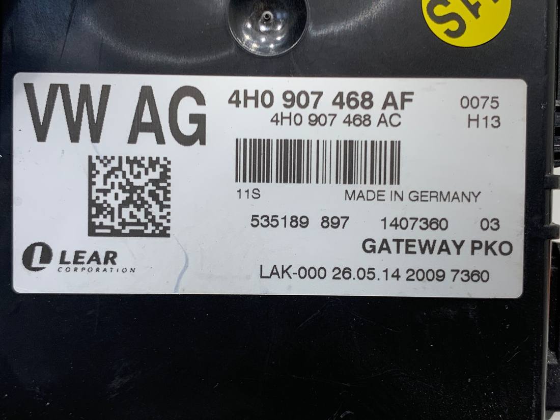Блок керування модуль Audi A8 D4 4H0907468AF — фото деталі 4