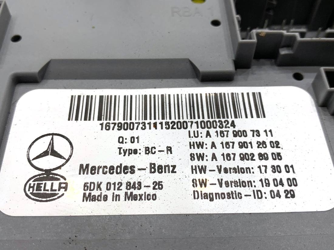 Блок керування модуль Mercedes GLE V167 A1679007311 — фото деталі 3