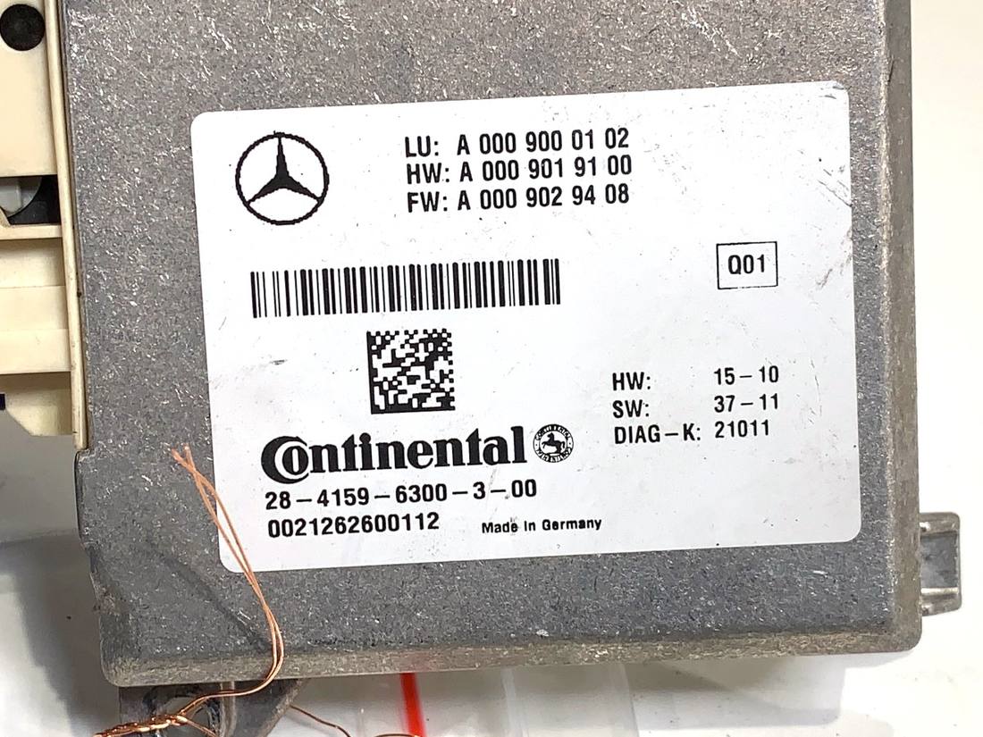 Блок керування модуль Mercedes GL X166 A0009000102 — фото деталі 4