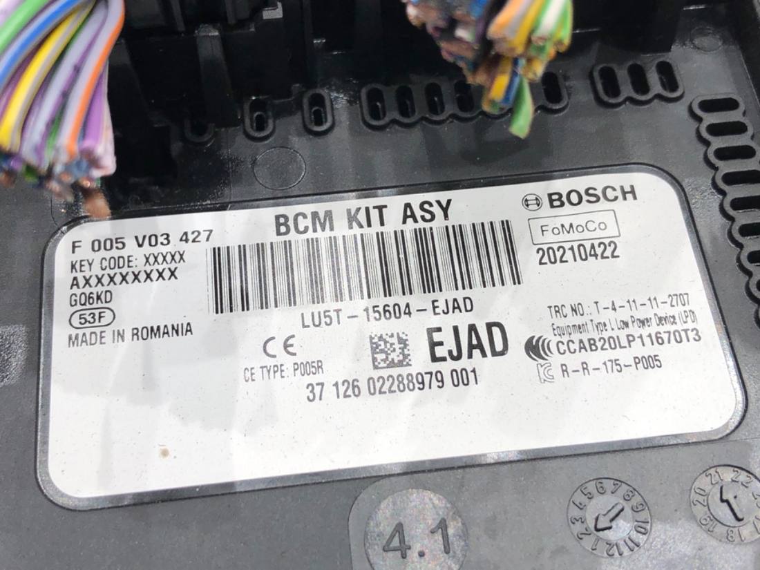 Блок управления модуль Nissan Qashqai LU5T-15604-EJAD — фото детали 4