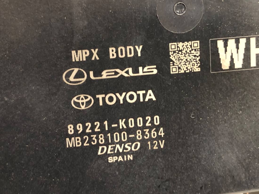 Блок керування модуль Toyota Yaris 4 89221-K0020 — фото деталі 5
