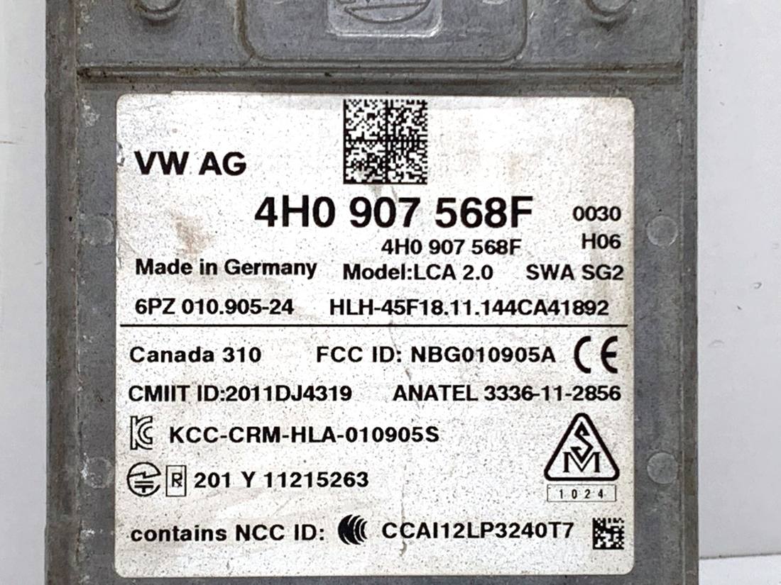 Блок керування модуль Audi A8 D4 4H0907568F — фото деталі 5