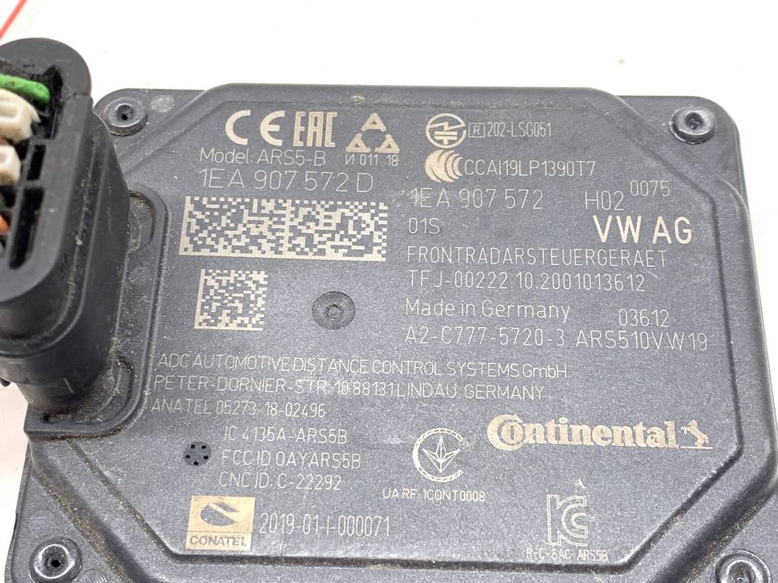 Блок керування модуль Volkswagen ID3 1EA907572D — фото деталі 3