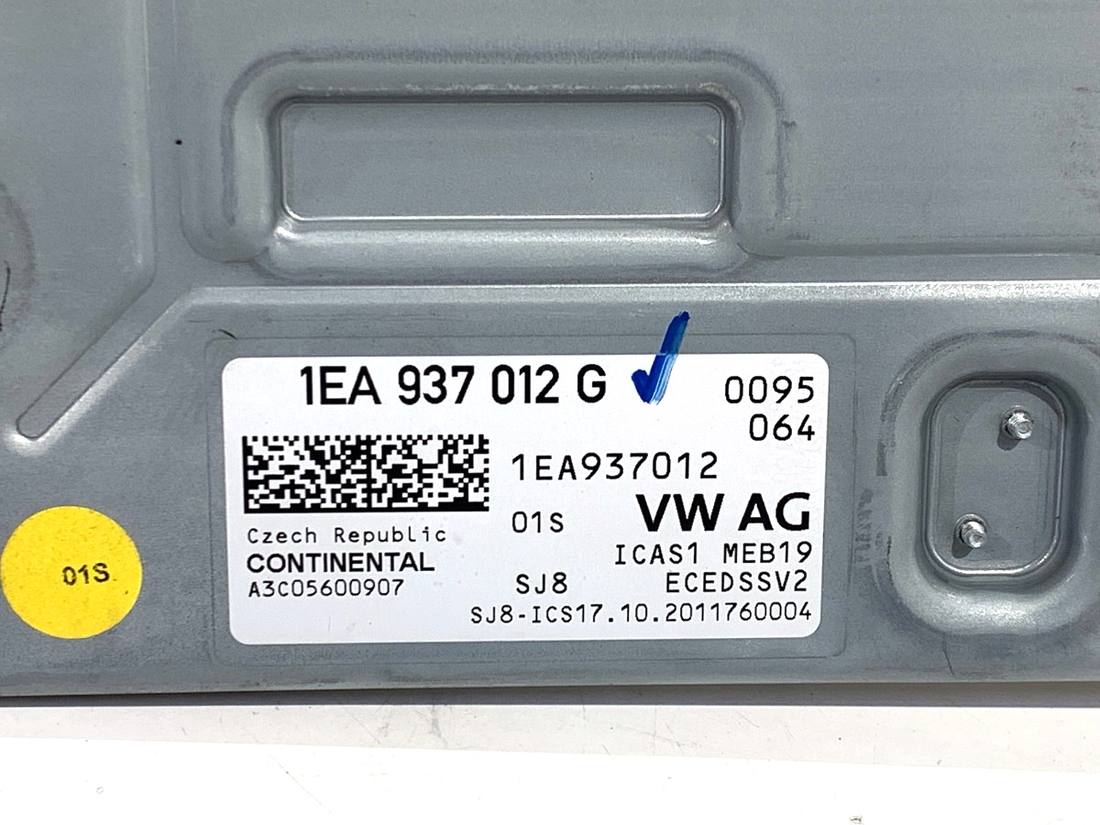 Блок керування модуль Volkswagen ID3 1EA937012G — фото деталі 4