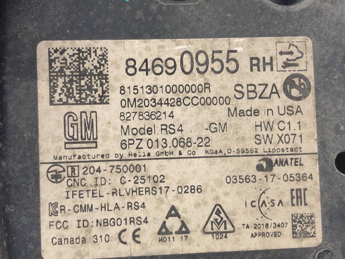 Блок керування модуль Opel Insignia 84690955 — фото деталі 4