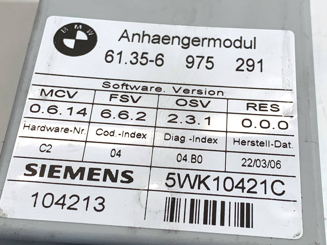Блок керування модуль BMW 3 E90 6975291 — фото деталі 4