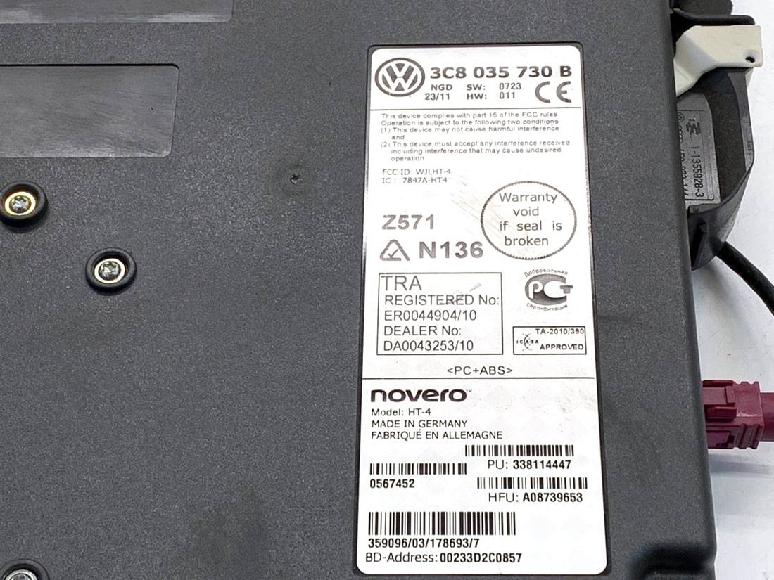 Блок керування модуль Volkswagen Passat B7 3C8035730B — фото деталі 4