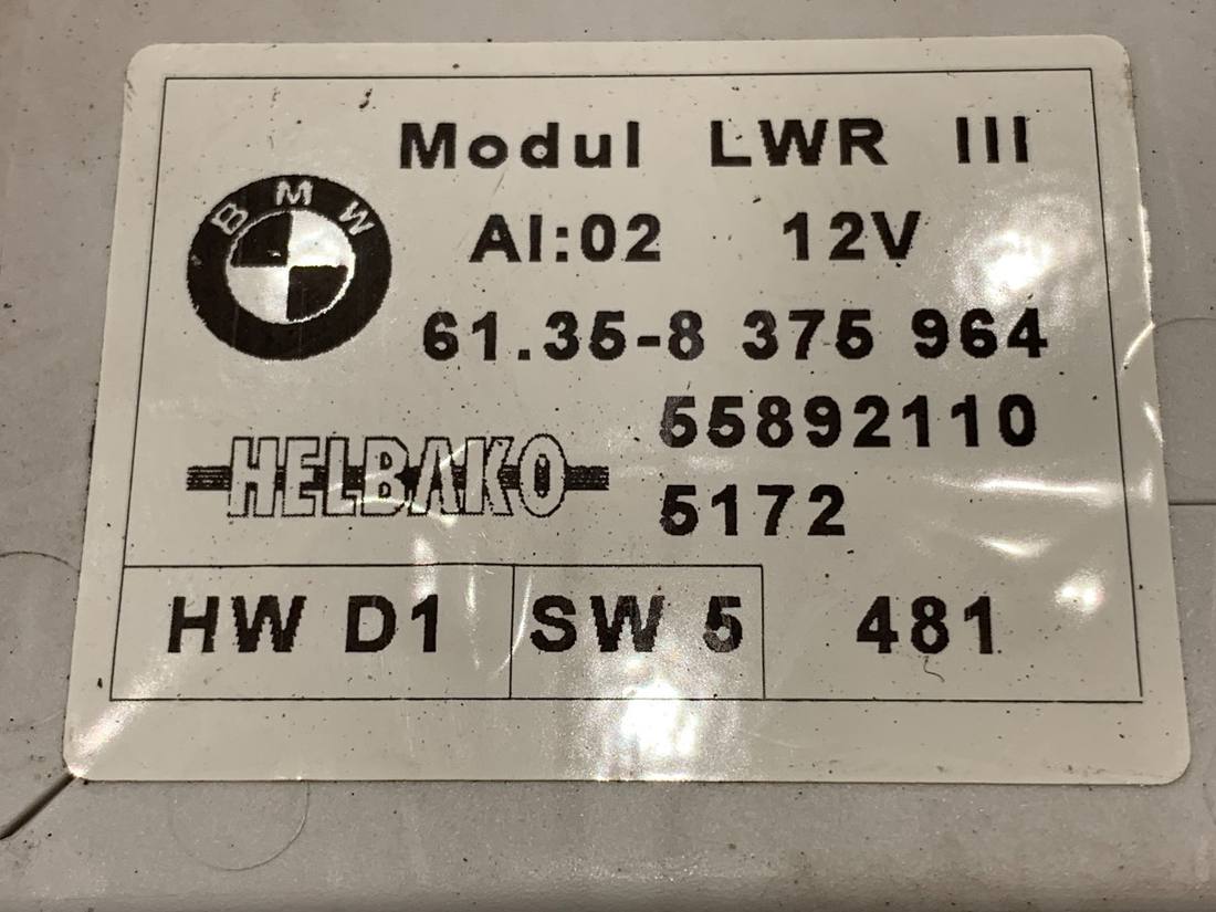 Блок керування модуль BMW 5 E39 8375964 — фото деталі 4