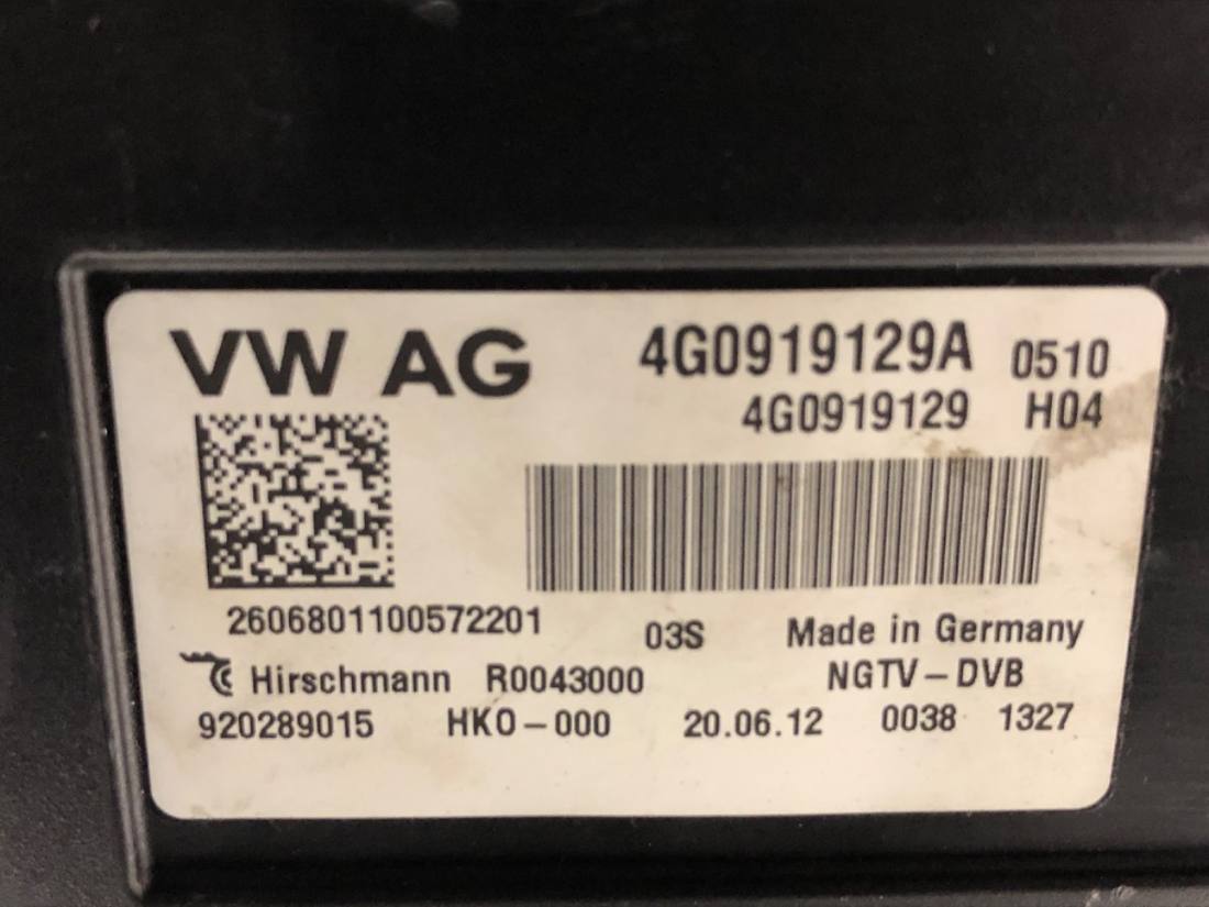 Блок керування модуль Audi A8 D4 4G0919129A — фото деталі 4