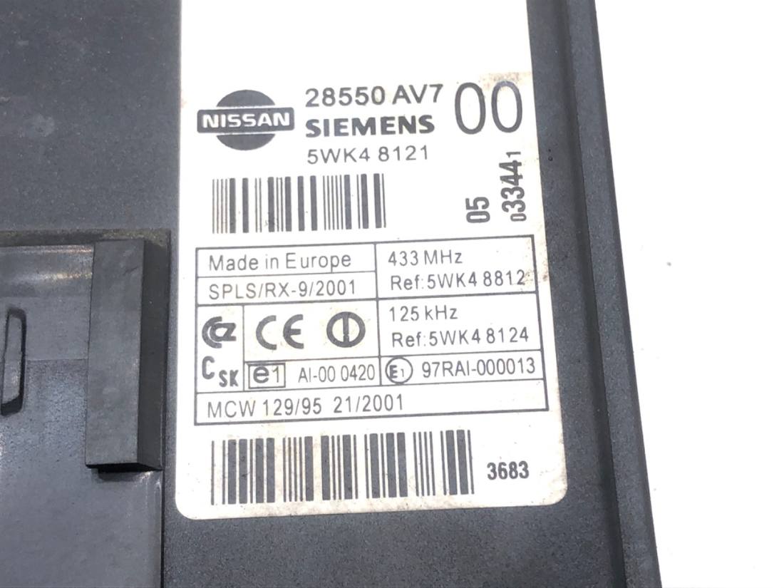 Блок управления модуль Nissan Primera 5WK48121 — фото детали 4