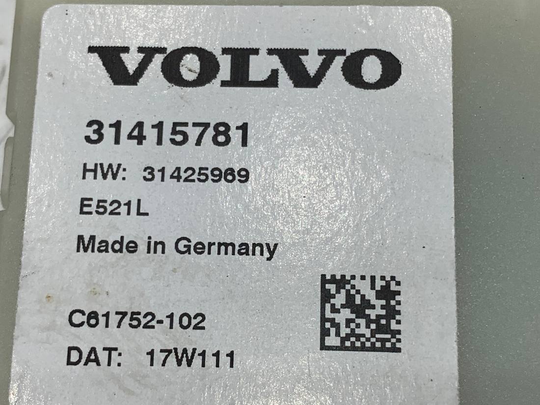 Блок керування модуль Volvo XC60 31415781 — фото деталі 4