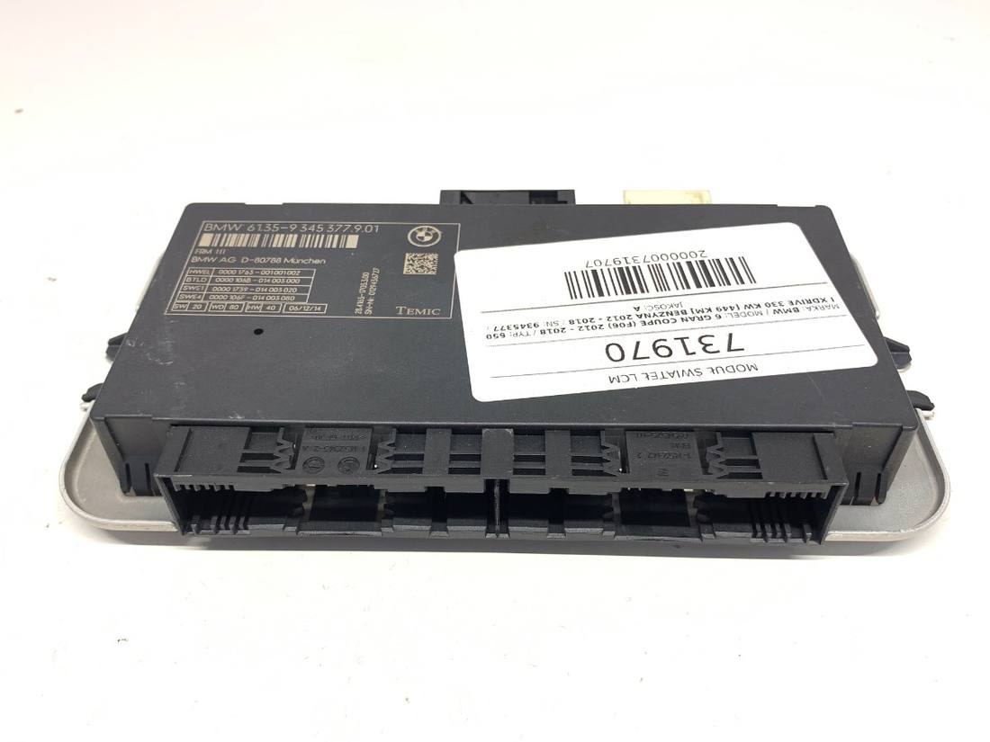 Блок управления модуль BMW 6 F06 9345377
