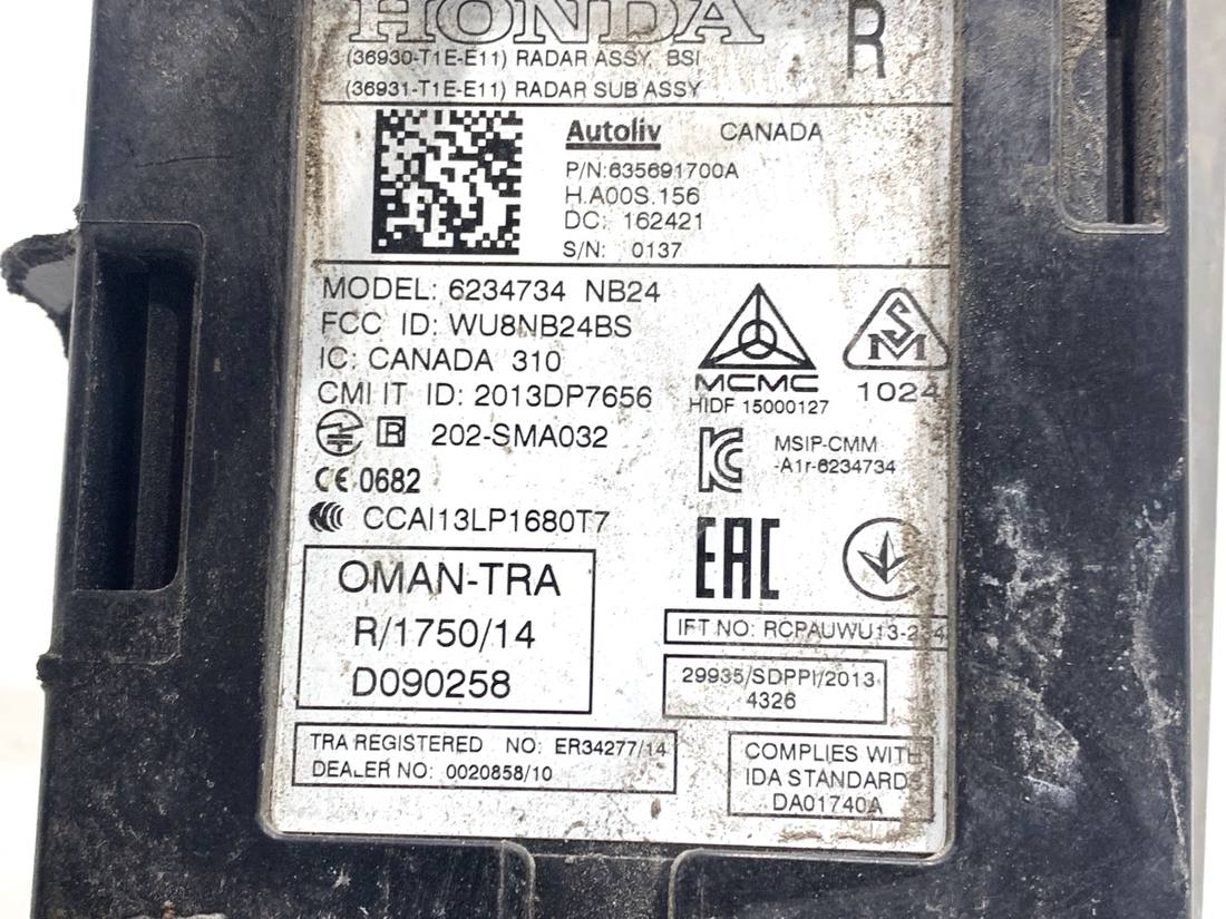 Блок керування модуль Honda CR-V 36930-T1E-E11 — фото деталі 5