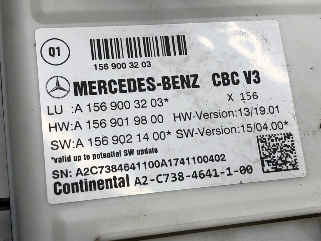 Блок керування модуль Mercedes CLA C118 A1569003203 — фото деталі 3