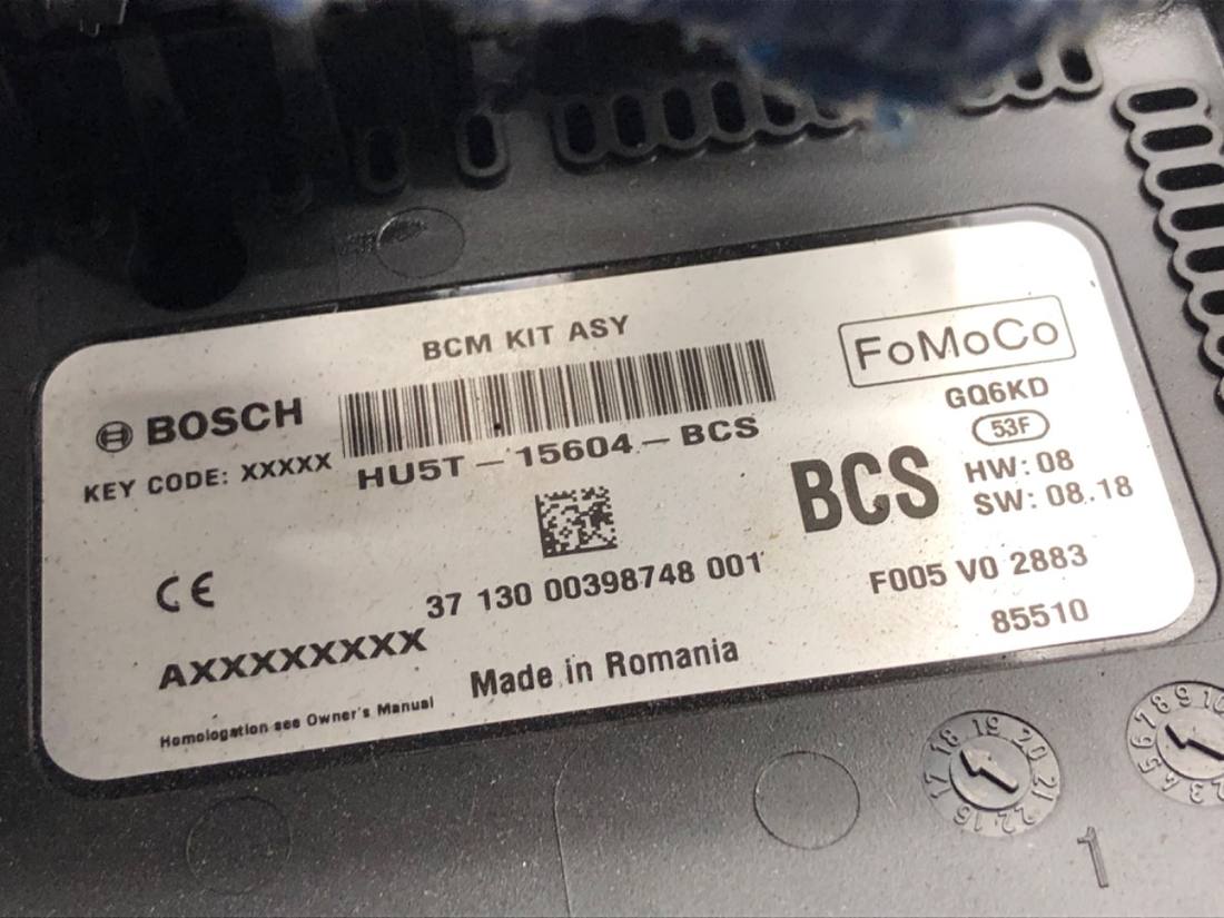 Блок керування модуль Ford ECOSPORT HU5T-15604-BCS — фото деталі 4