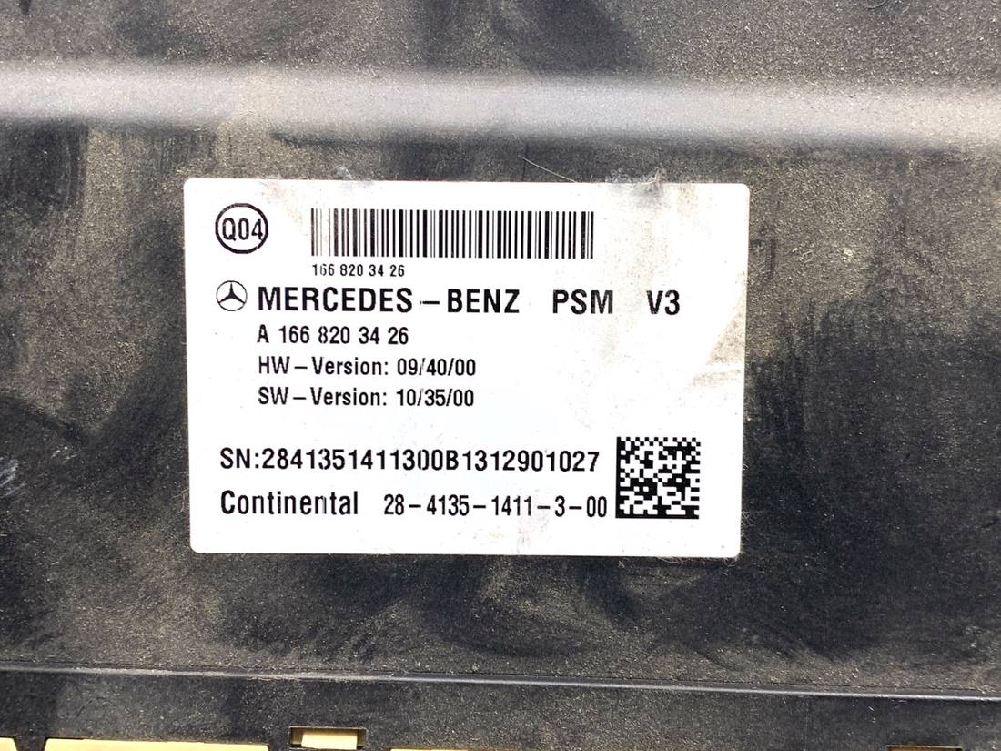 Блок керування модуль Mercedes M W163 A1668203426 — фото деталі 4