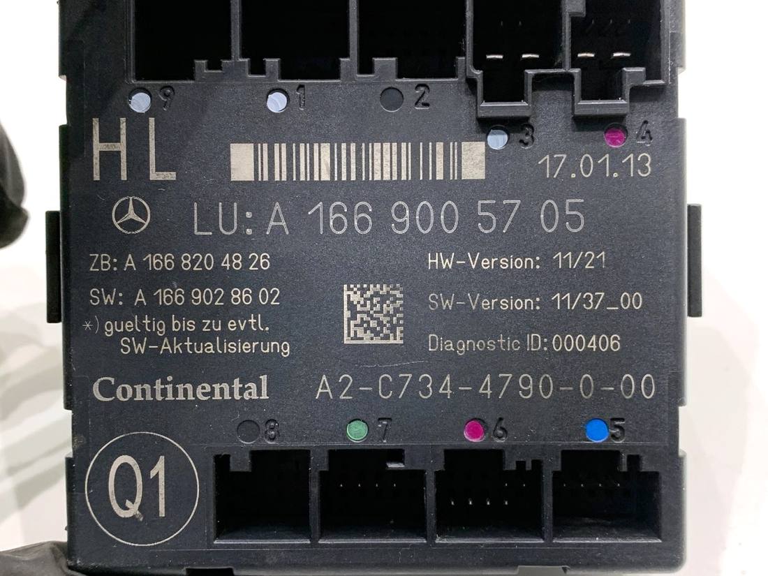 Блок керування модуль Mercedes M W163 A1669005705 — фото деталі 4