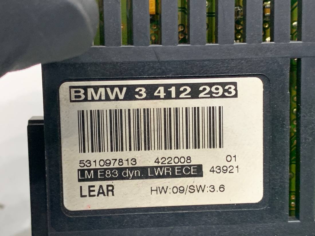 Блок керування модуль BMW X3 E83 3412293 — фото деталі 4