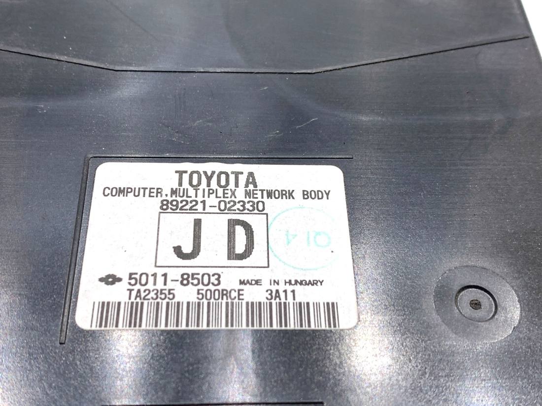 Блок керування модуль Toyota Auris 89221-02330 — фото деталі 4
