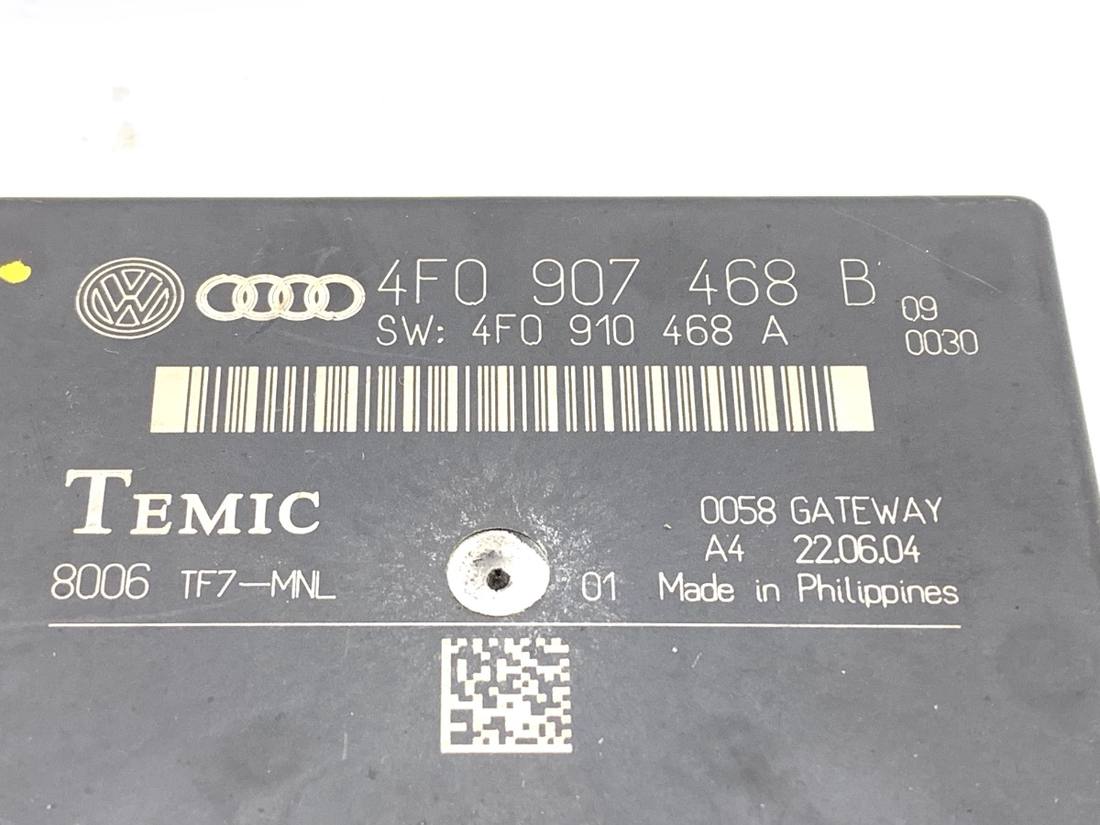 Блок керування модуль Audi A6 C6 4F0907468B — фото деталі 4