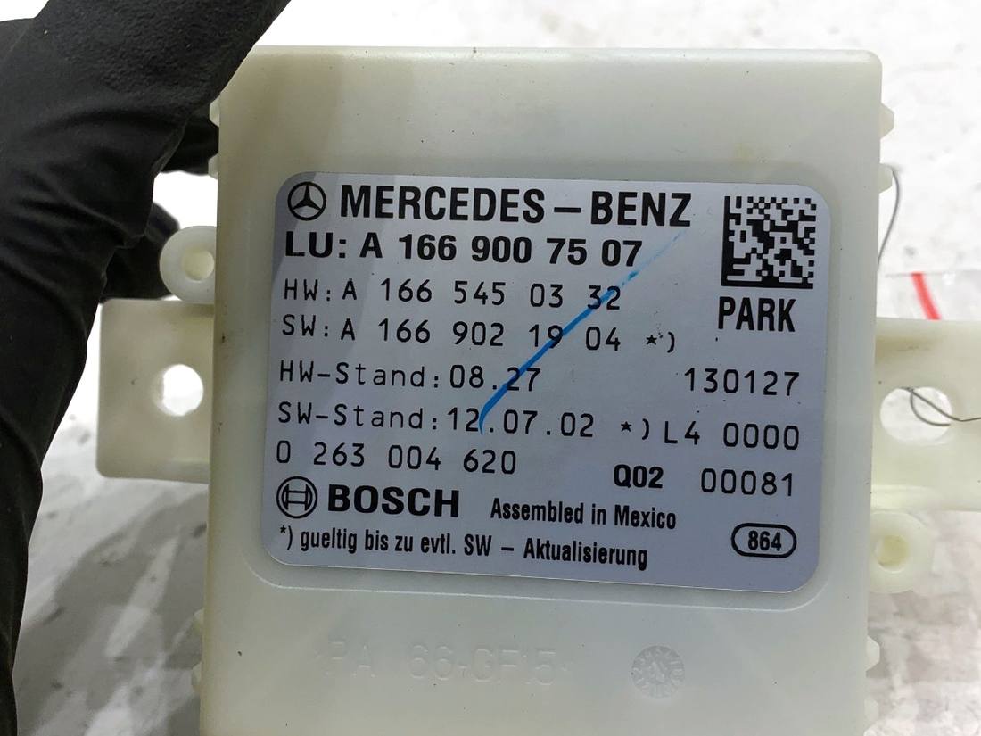 Блок керування модуль Mercedes M W163 A1669007507 — фото деталі 4