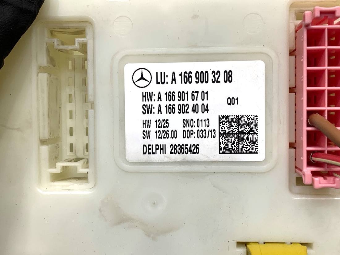 Блок управления модуль Mercedes M W163 A1669003208 — фото детали 4