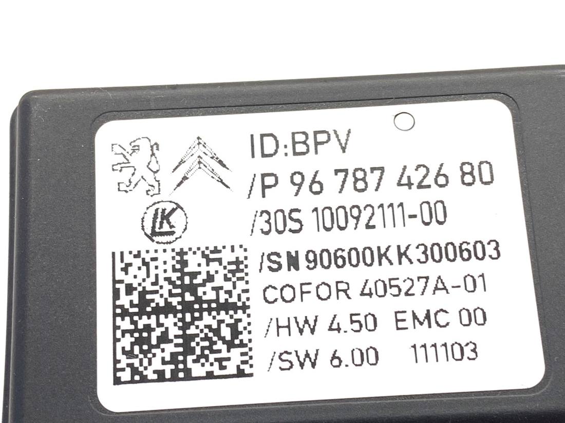 Блок керування модуль Citroen DS5 9678742680 — фото деталі 4