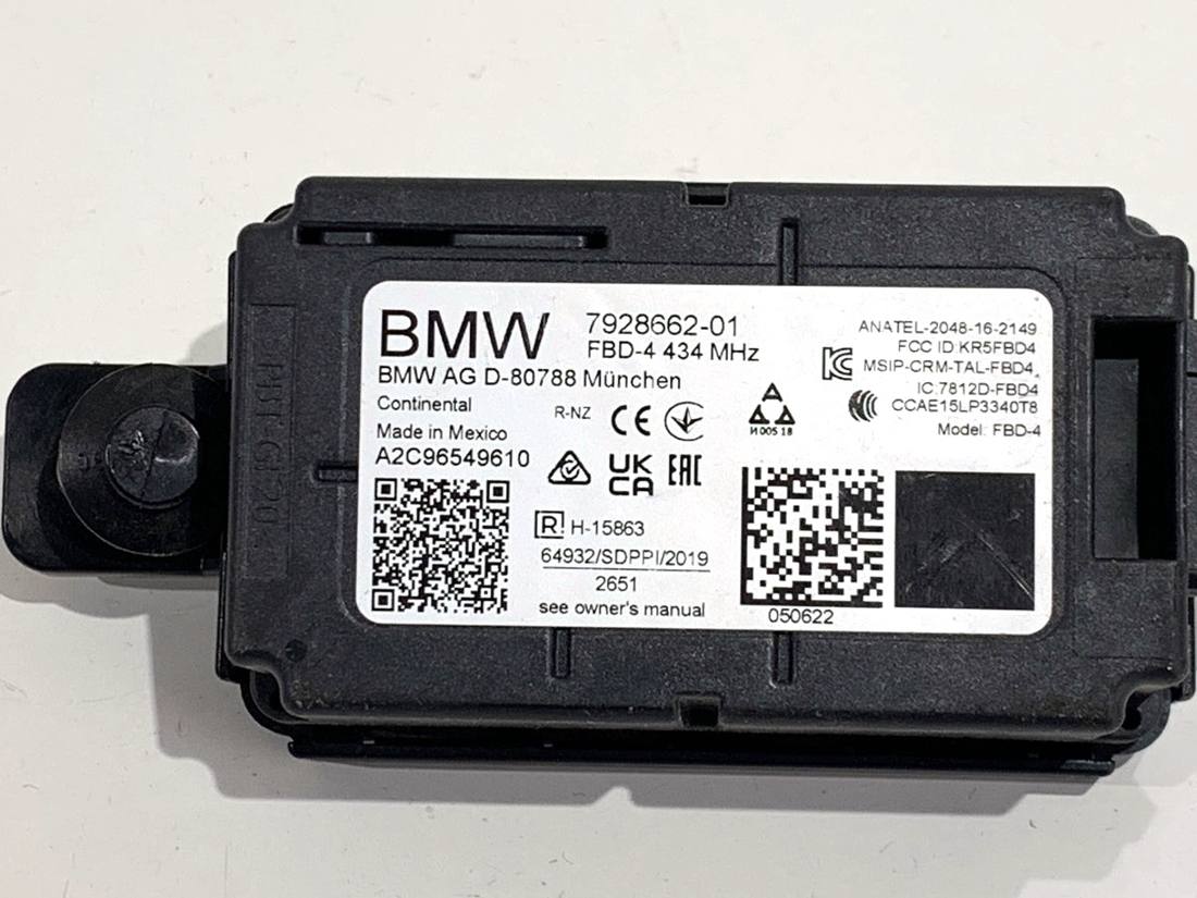 Блок управления модуль BMW 5 G30 7928662 — фото детали 4