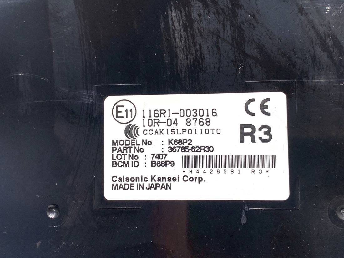 Блок керування модуль Suzuki Ignis 36785-62R30 — фото деталі 6