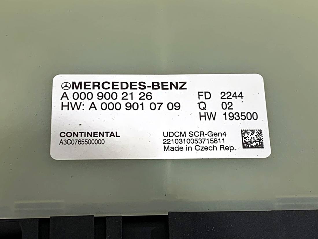 Блок управления модуль Mercedes Sprinter A0009002126 — фото детали 4