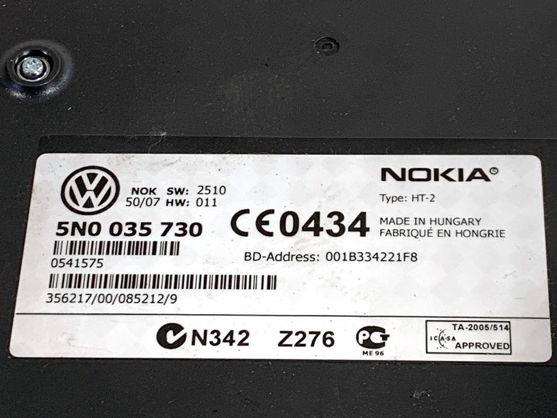 Блок керування модуль Volkswagen Golf 5 5N0035730 — фото деталі 4