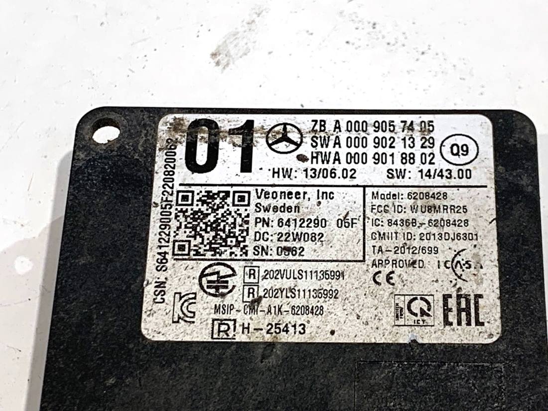 Блок керування модуль Mercedes CLS C218 A0009057405 — фото деталі 4
