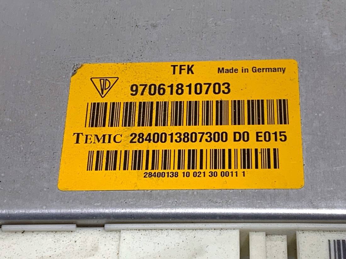Блок управления модуль Porsche Panamera 97061810703 — фото детали 4