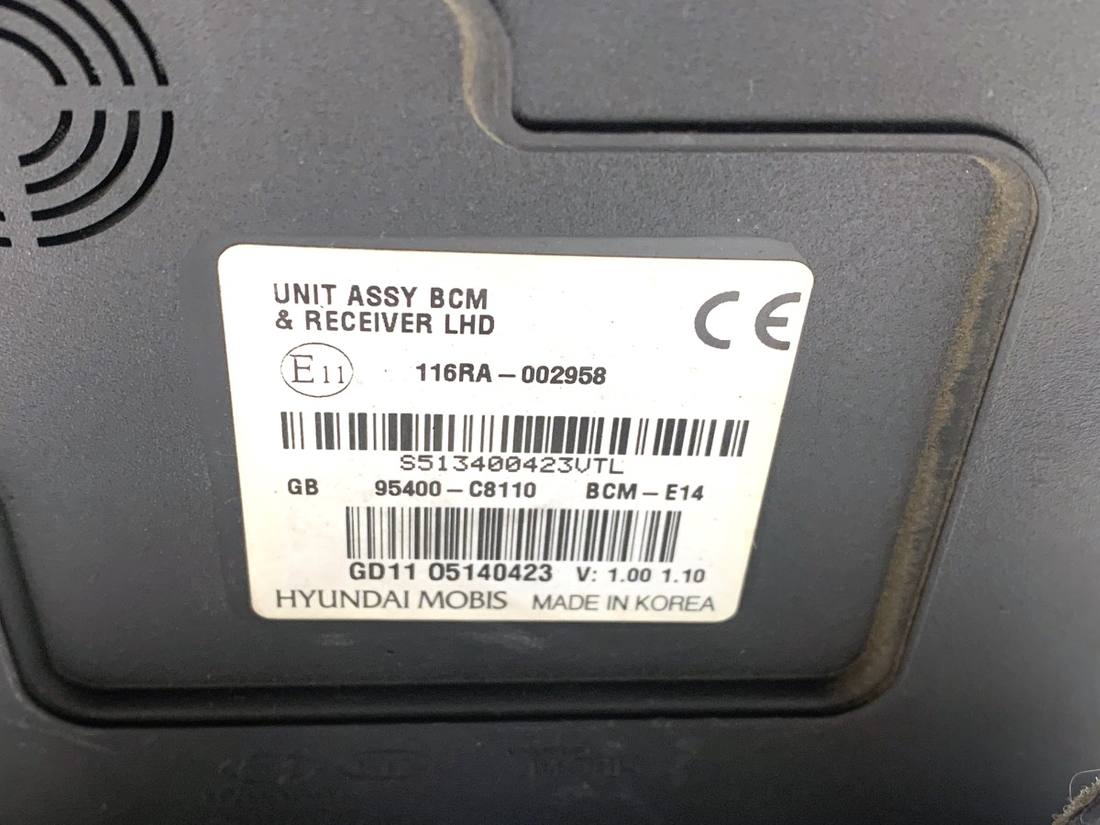 Блок управления модуль Hyundai I20 95400-C8110 — фото детали 6