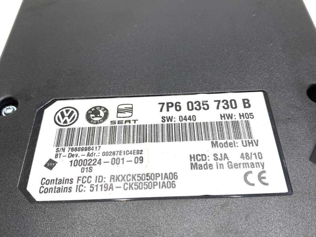 Блок керування модуль Volkswagen Golf 6 7P6035730B — фото деталі 4