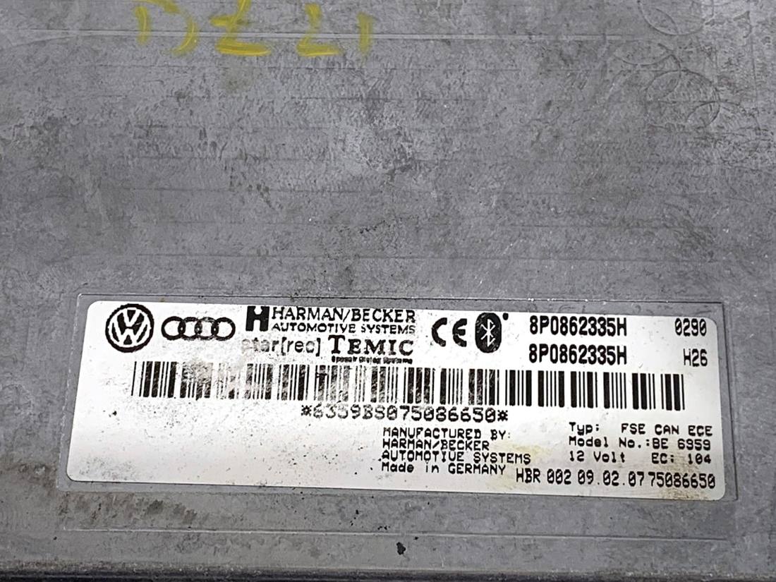 Блок керування модуль Audi A3 8P 8P0862335H — фото деталі 4