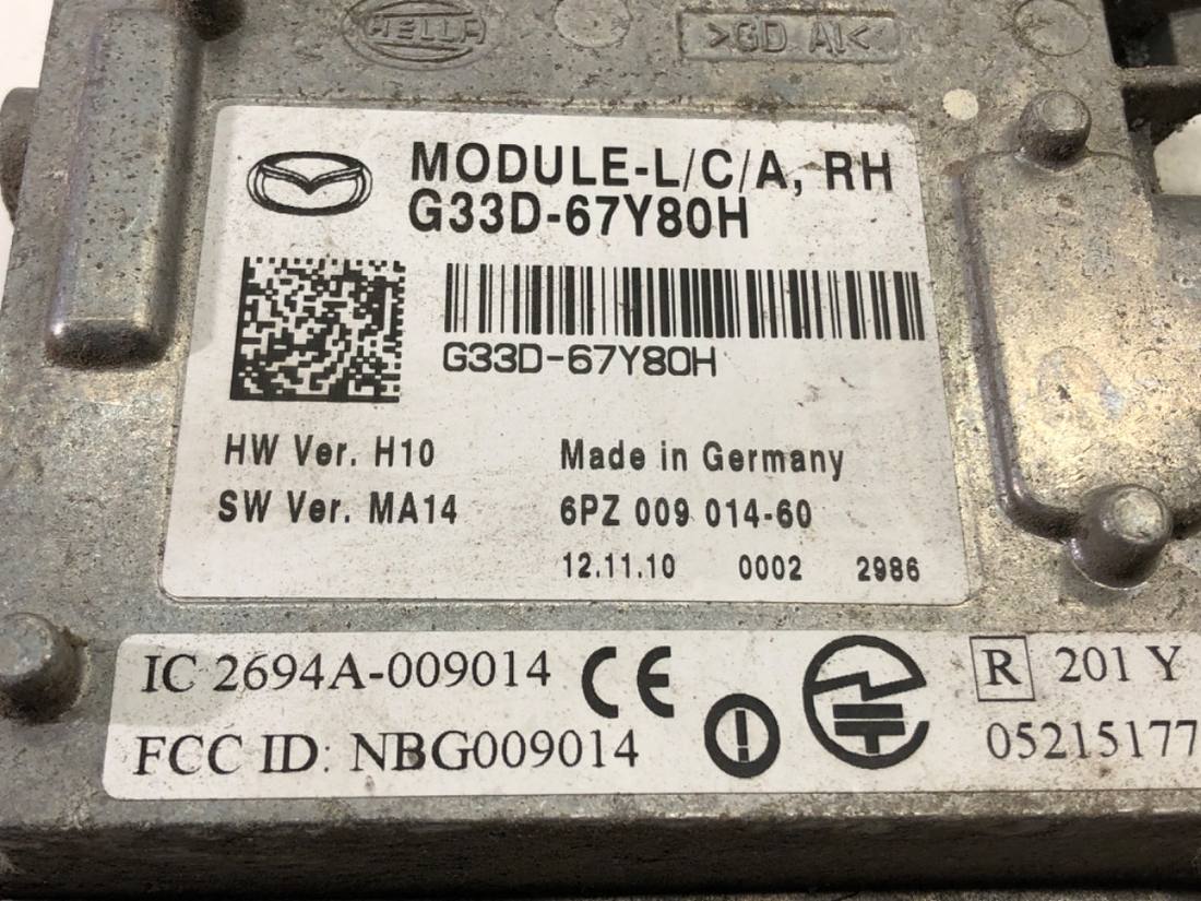 Блок керування модуль Mazda CX-7 G33D-67Y80H — фото деталі 4
