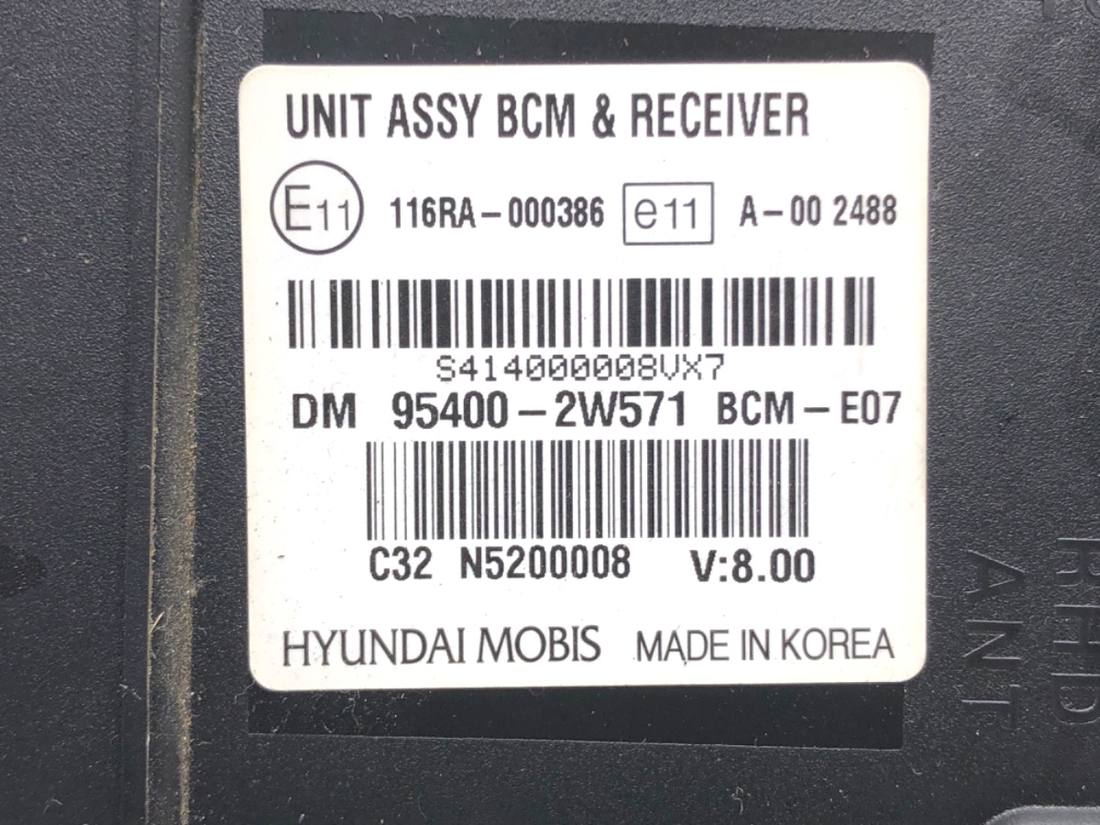 Блок керування модуль Hyundai Santa Fe 95400-2W571 — фото деталі 4
