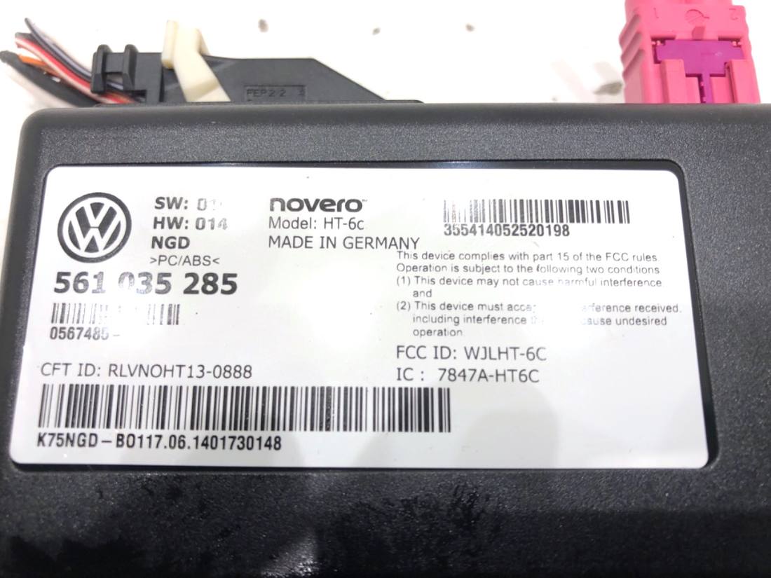Блок керування модуль Volkswagen Passat B7 561035285 — фото деталі 4