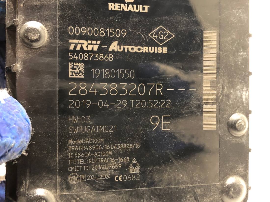 Блок керування модуль Renault Megane 4 284383207R — фото деталі 4