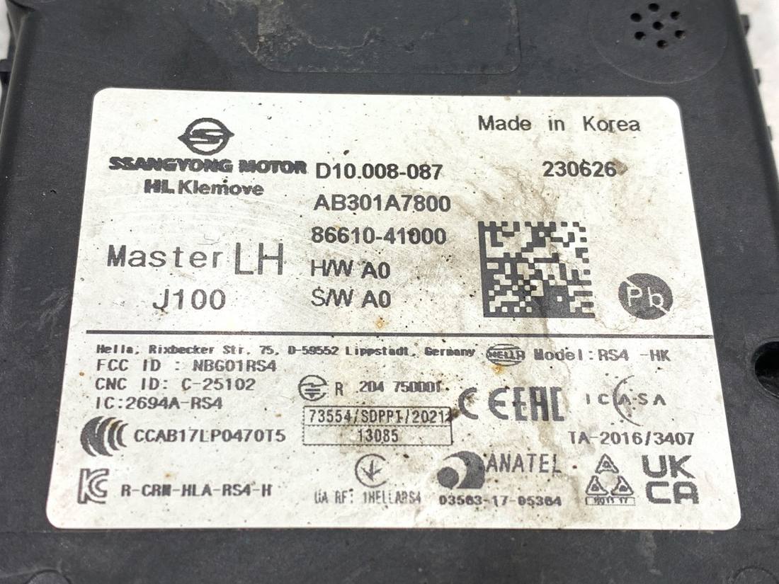 Блок управления модуль Ssangyong Torres 86610-41000 — фото детали 4